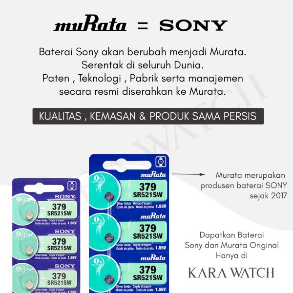 Baterai urata 315 SR716SW